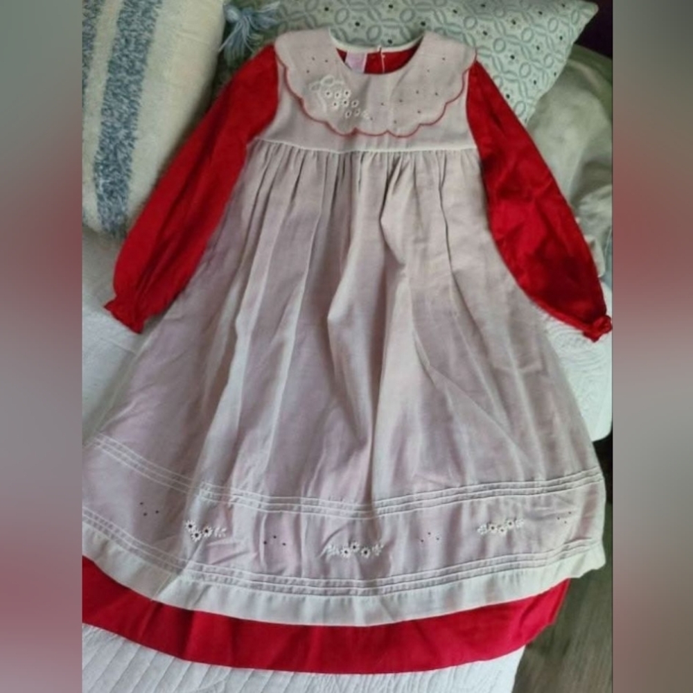 Nwts Will Beth Not Smocked Heirloom Christmas Dress Size 4 ♥️